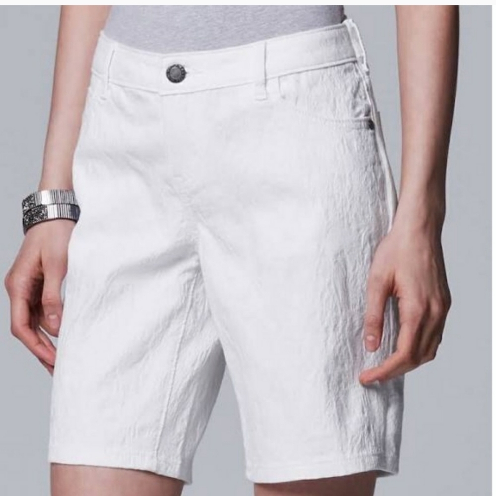 Simply Vera Wang | Jacquard Floral Shorts